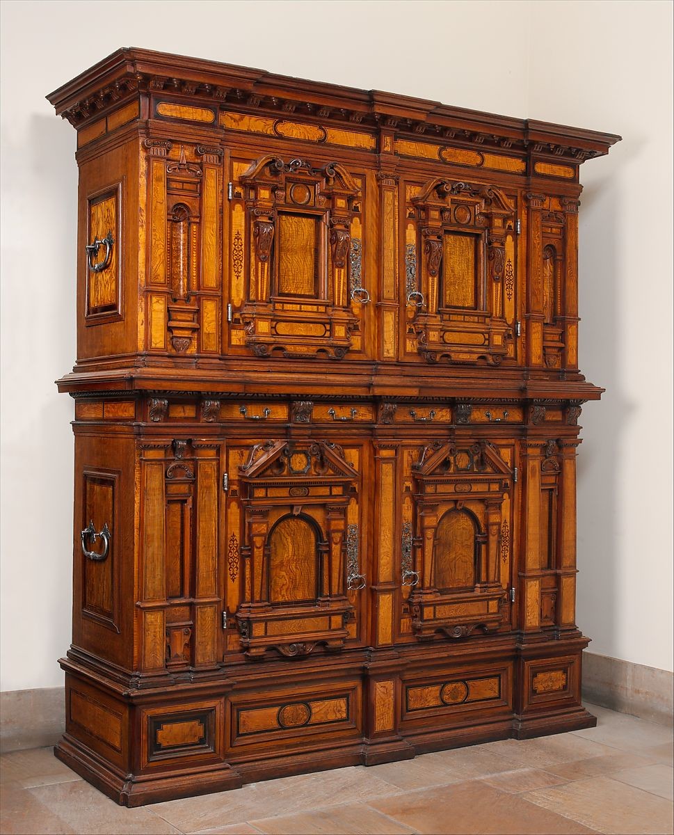 17th century furniture Metropolitan Museum of Art, Cabinet (Fassadenschrank) German